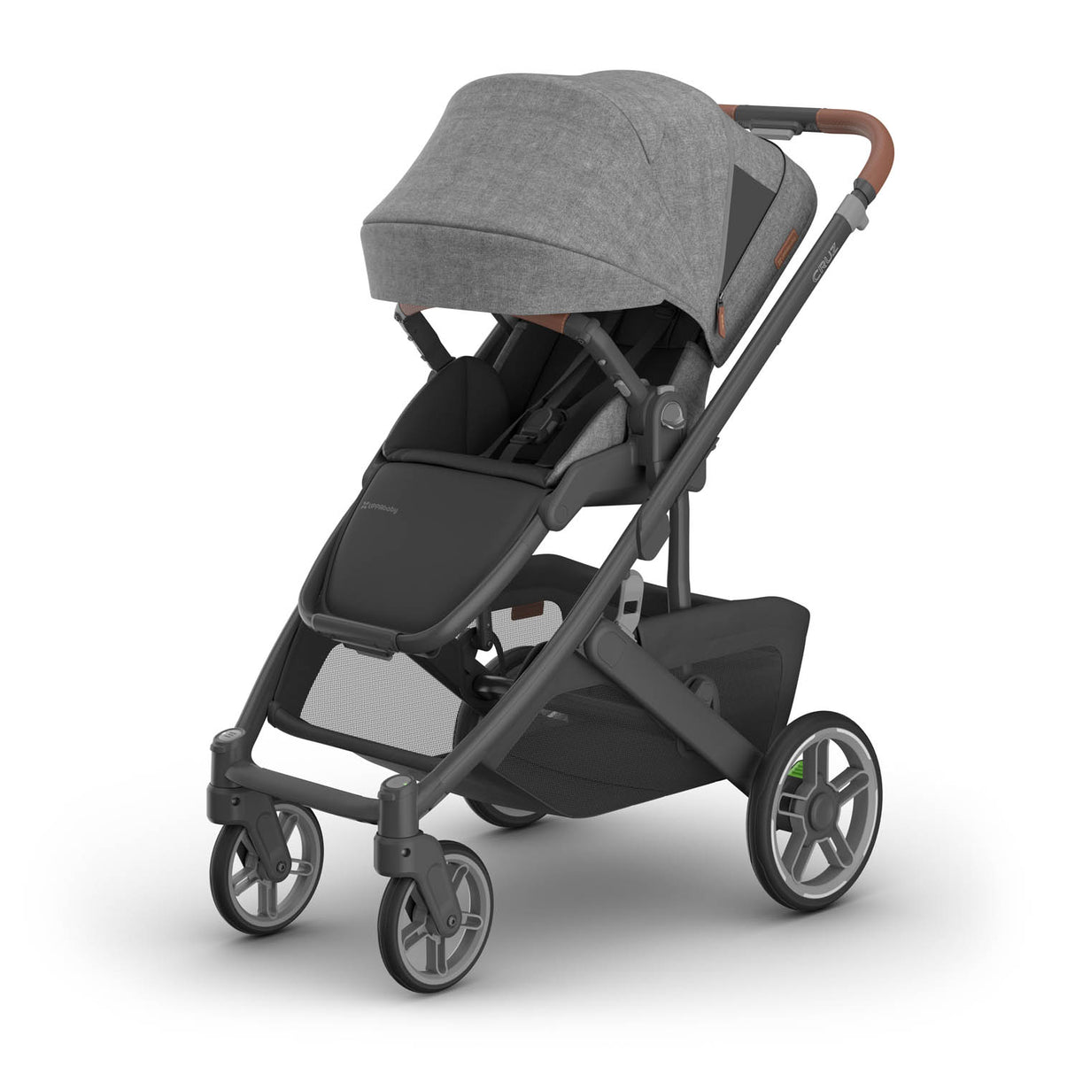 UPPAbaby Cruz V3 Pushchair, Carrycot & Accessory Bundle - Greyson