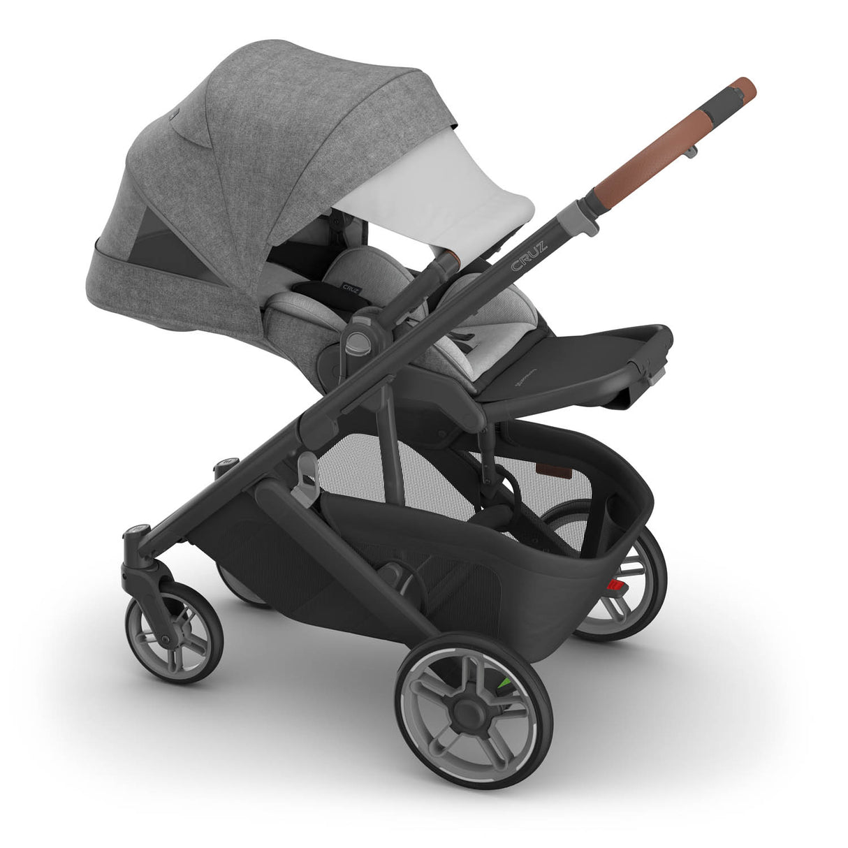 UPPAbaby Cruz V3 Pushchair, Carrycot & Accessory Bundle - Greyson