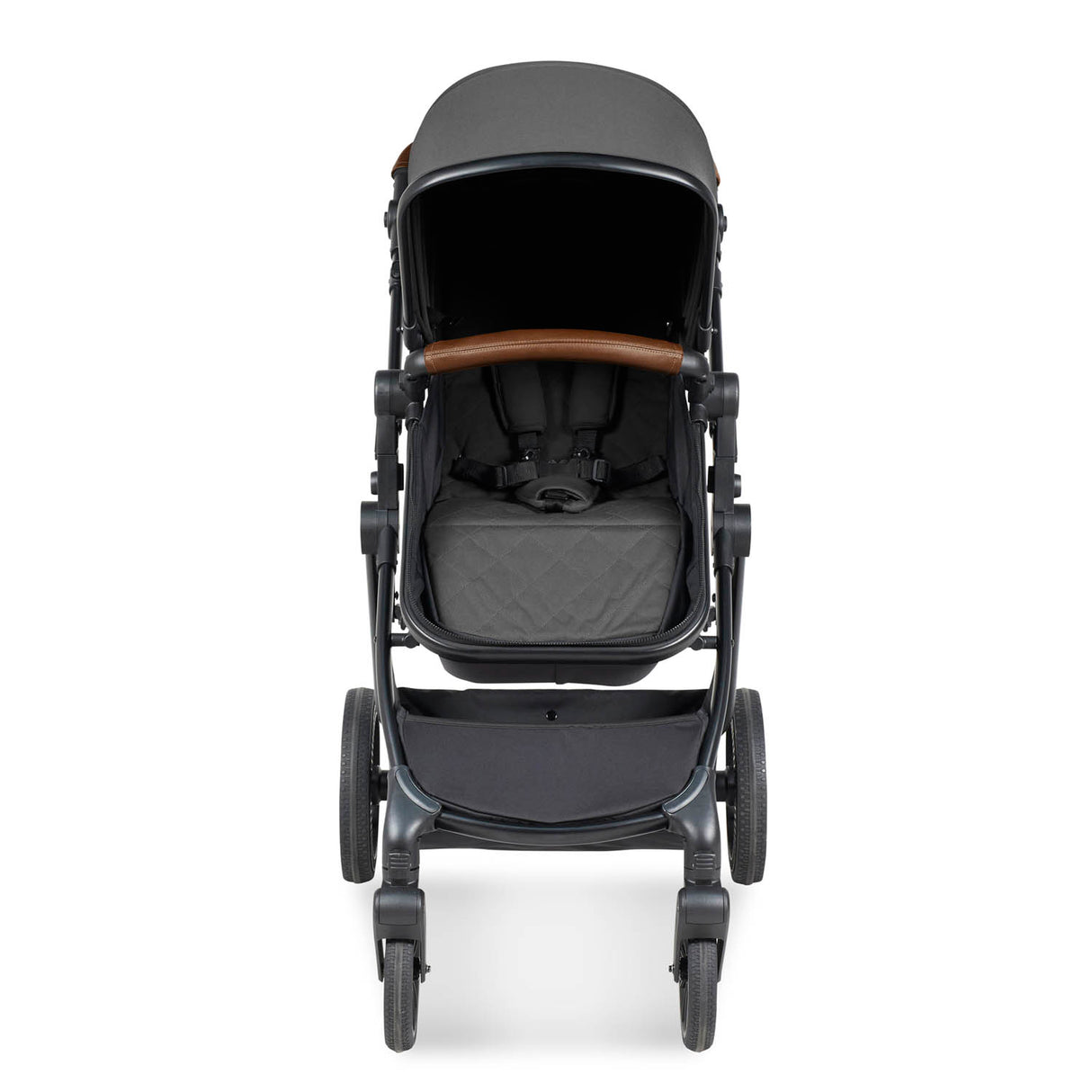 Ickle Bubba Cosmo All in One Nimbus i-Size Travel System & Spin Base - Black/Graphite Grey