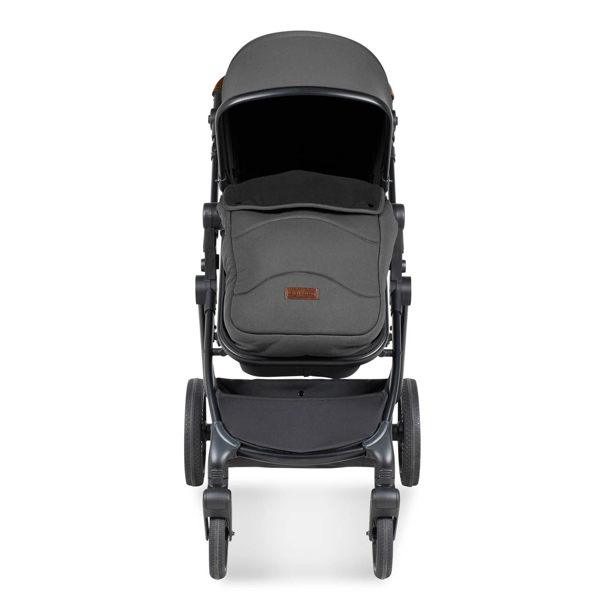 Ickle Bubba Cosmo All in One Nimbus i-Size Travel System & Spin Base - Black/Graphite Grey