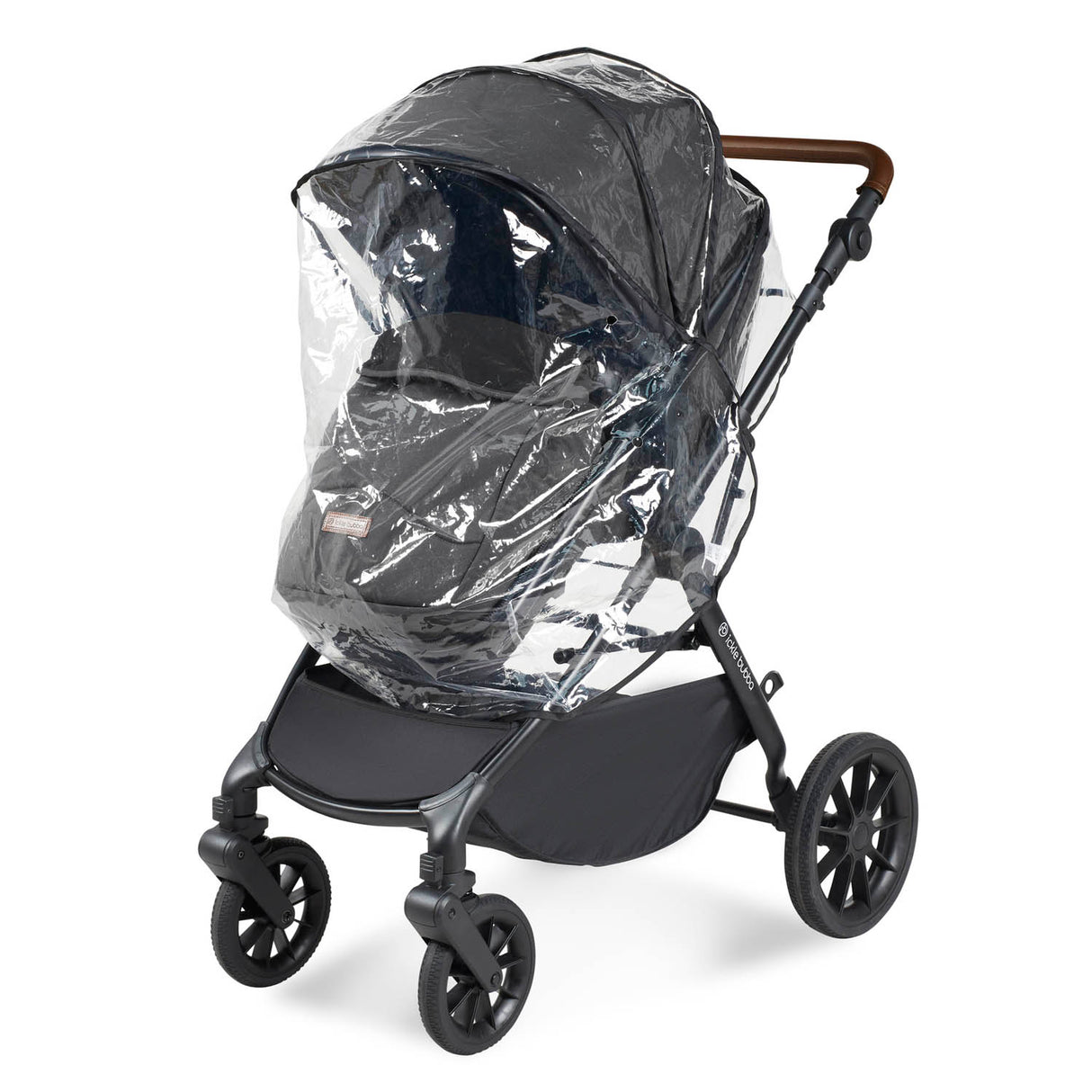 Ickle Bubba Cosmo All in One Nimbus i-Size Travel System & Spin Base - Black/Graphite Grey