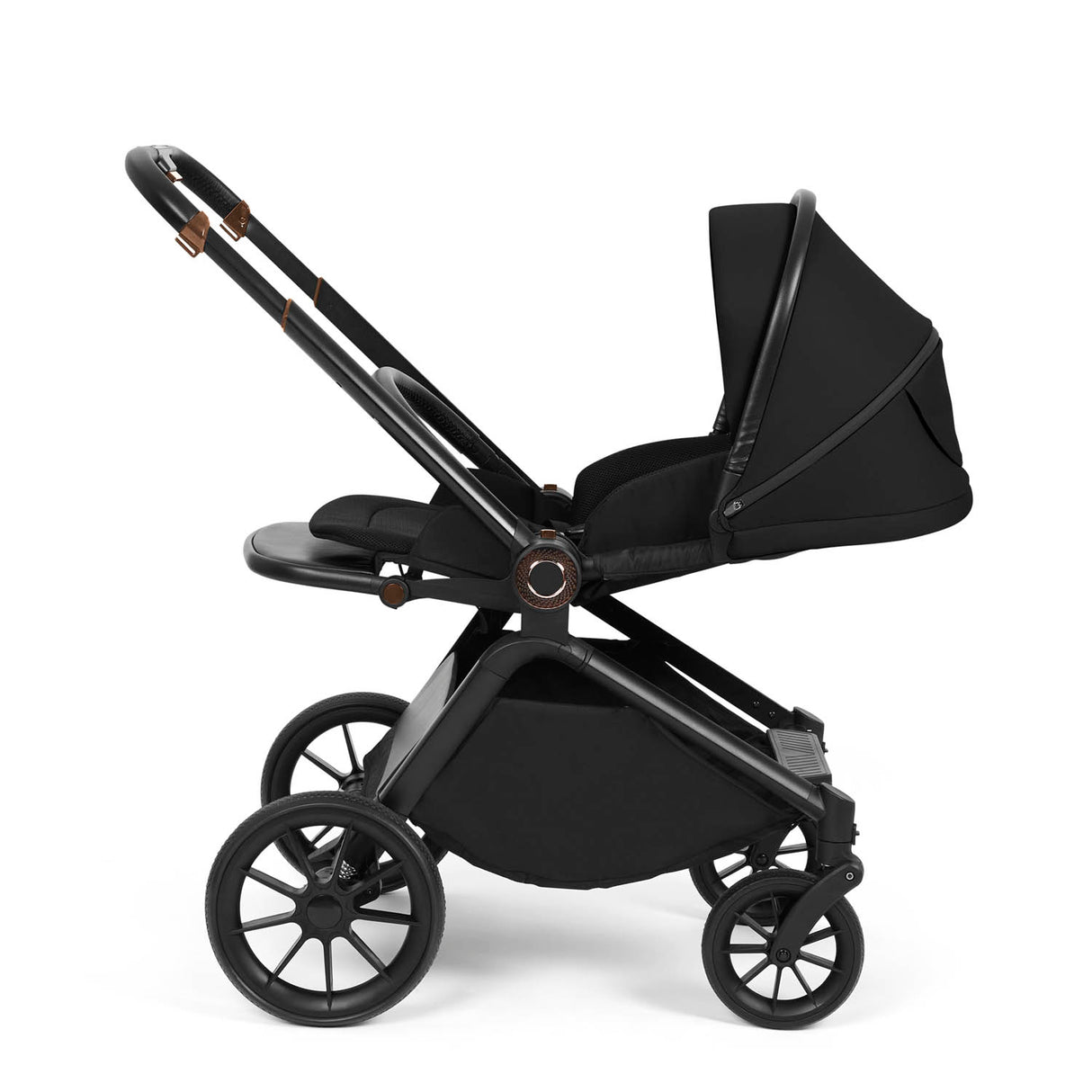 Ickle Bubba Altima 2 in 1 Pushchair & Carrycot - Black