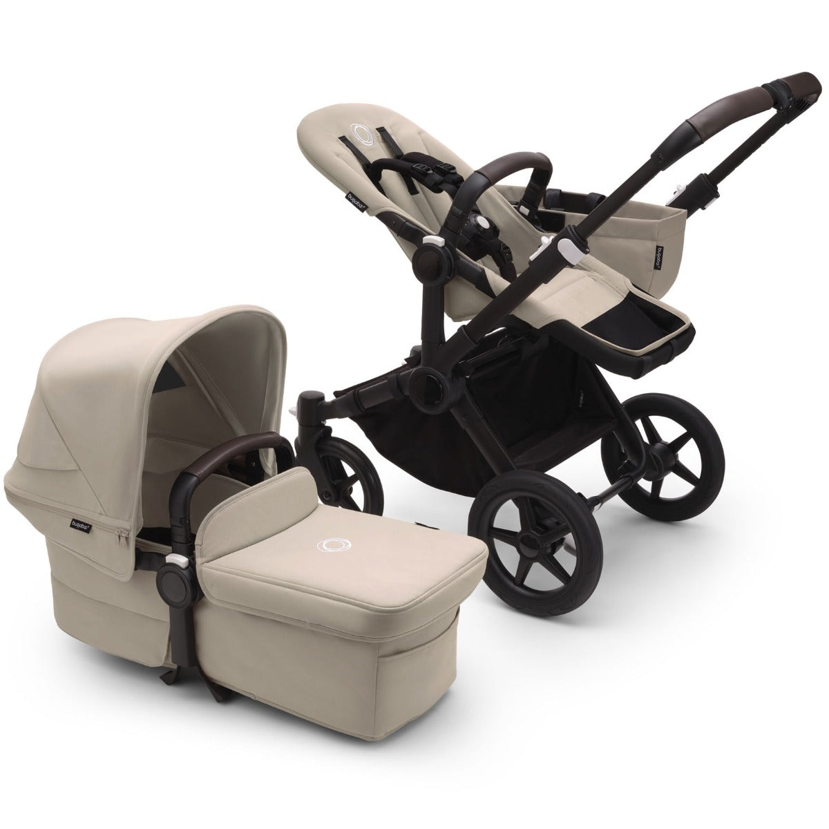 Bugaboo Donkey 5 Mono with Maxi-Cosi Pebble 360 Travel System - Black/Desert Taupe 2