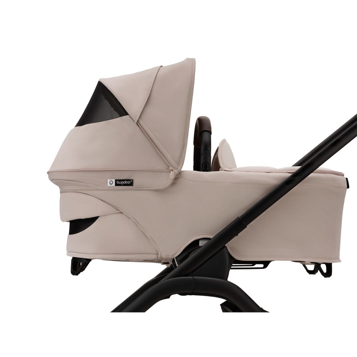 Bugaboo Dragonfly Stroller + Carrycot - Black/Desert Taupe 13