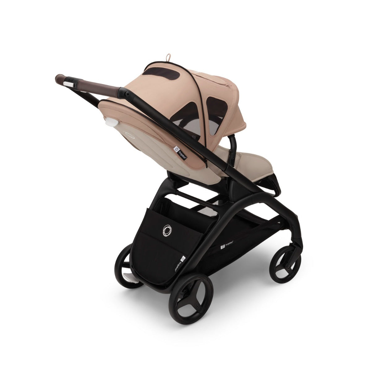 Bugaboo Dragonfly Stroller - Black/Desert Taupe 6