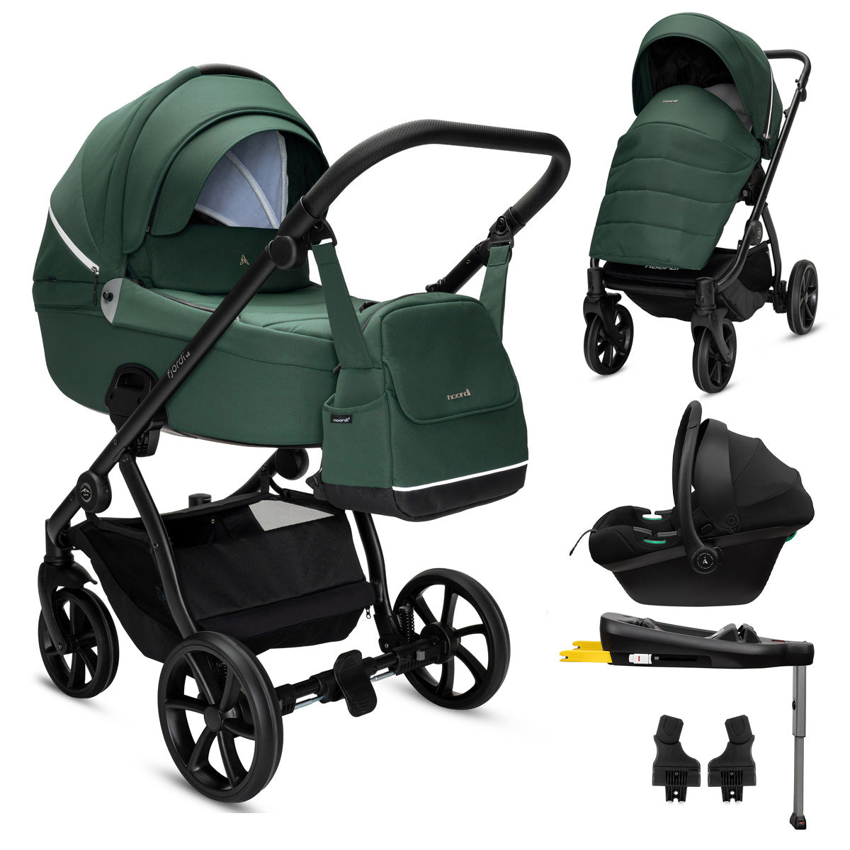Noordi Fjordi V2 - 3in1 Travel System with Terra i-Size Car Seat