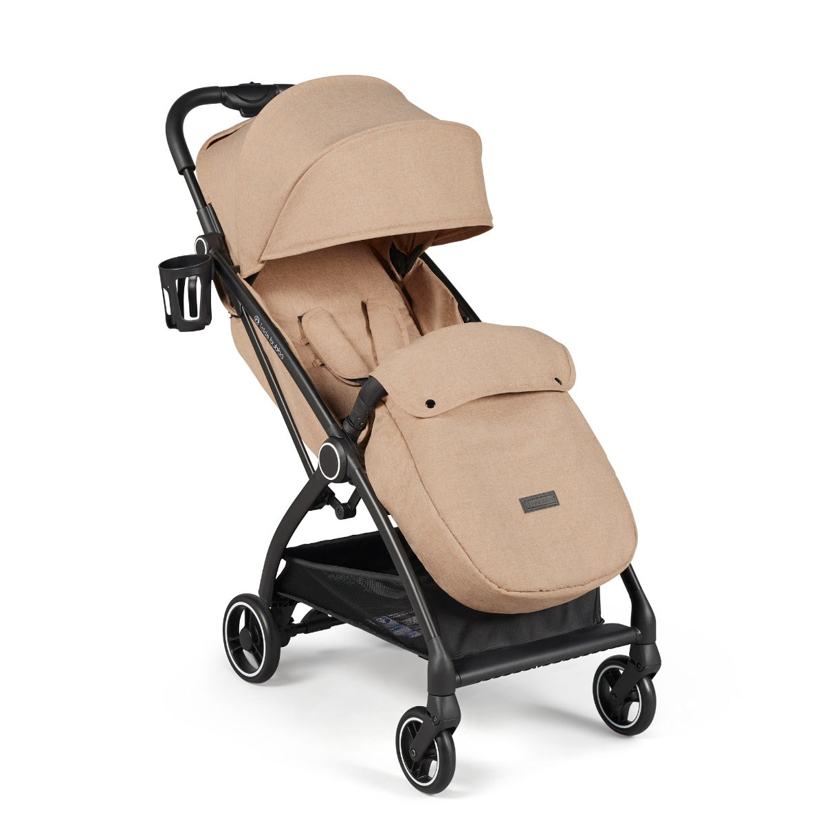 Ickle Bubba Aries Max Auto-Fold Stroller - Biscuit