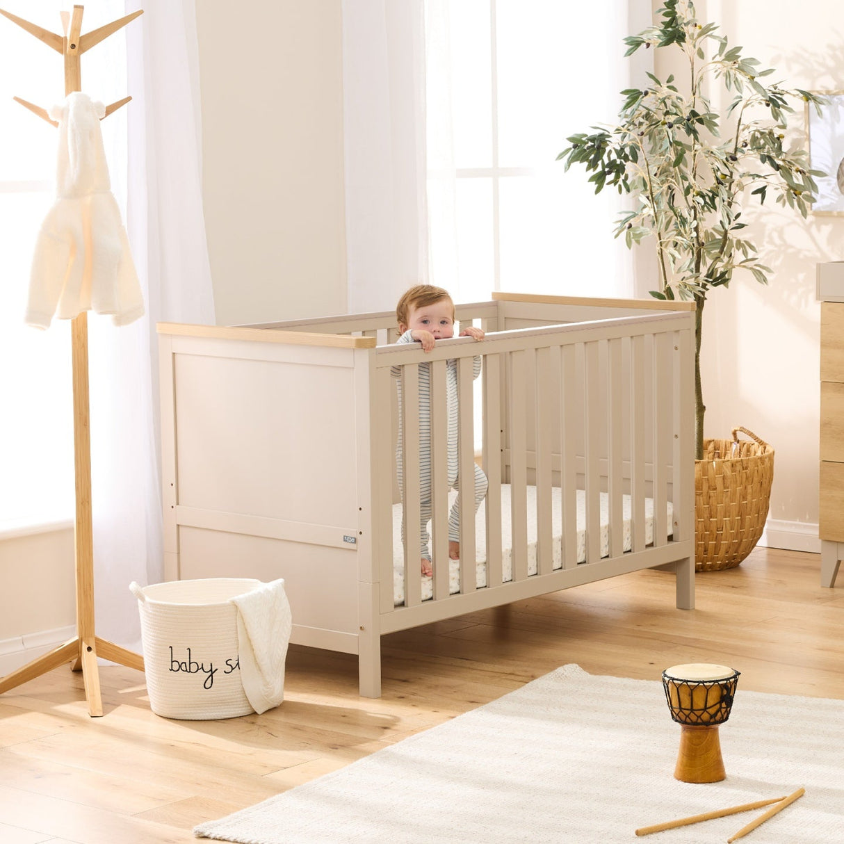 Tutti Bambini Misha & Hallee 2 Piece Room Set - Mushroom / Golden Oak