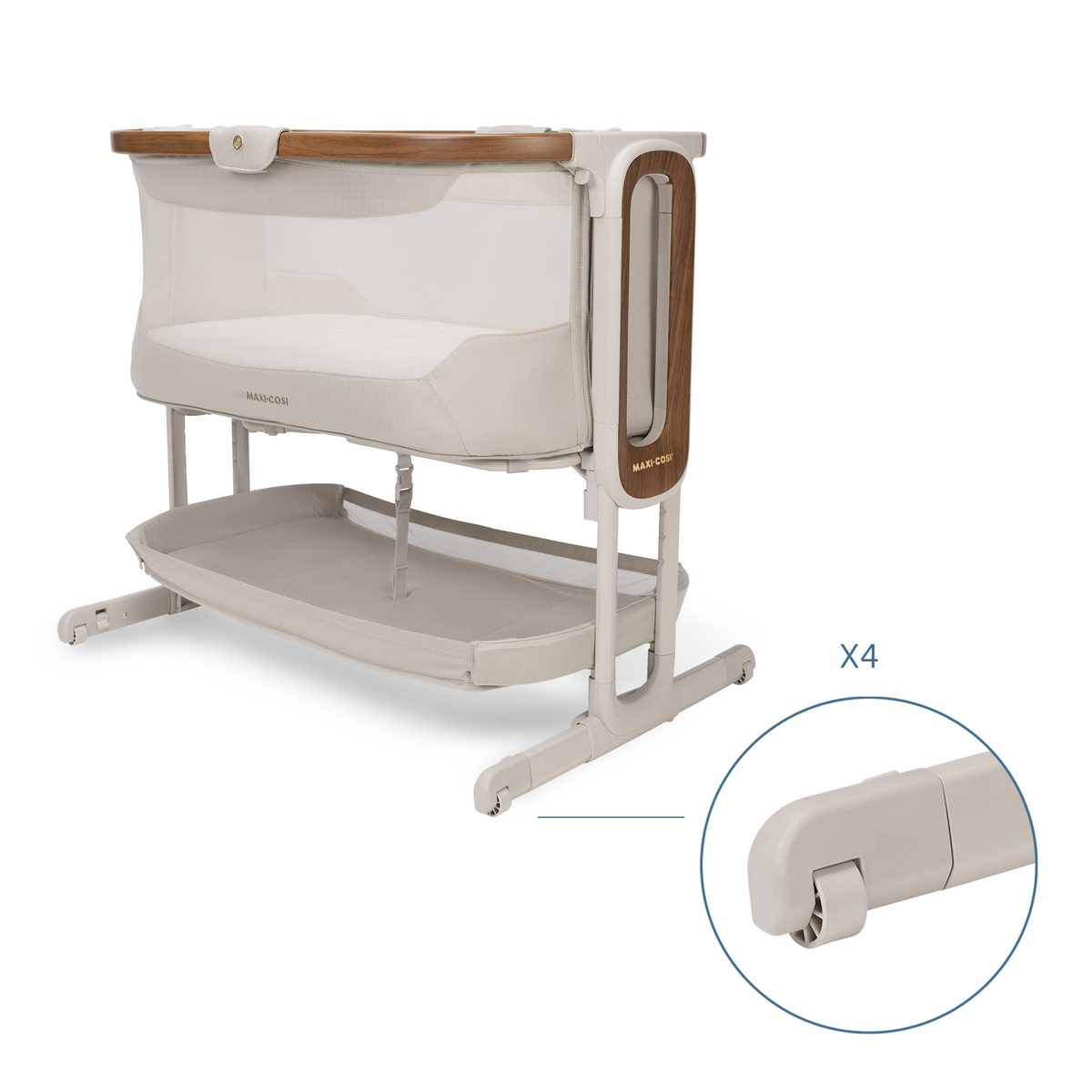Maxi-Cosi Iora Pro Co-Sleeper - Elegance Beige