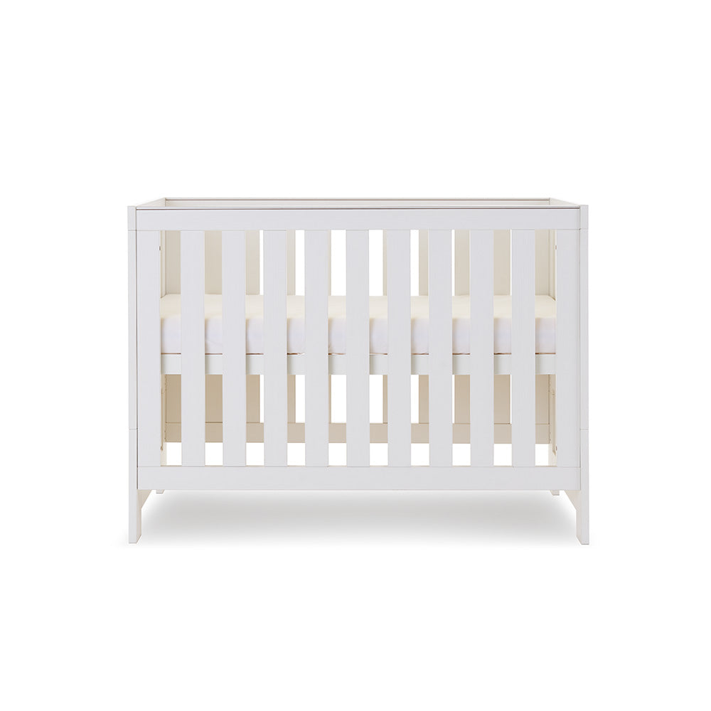 Obaby Nika Cot Bed - White Wash