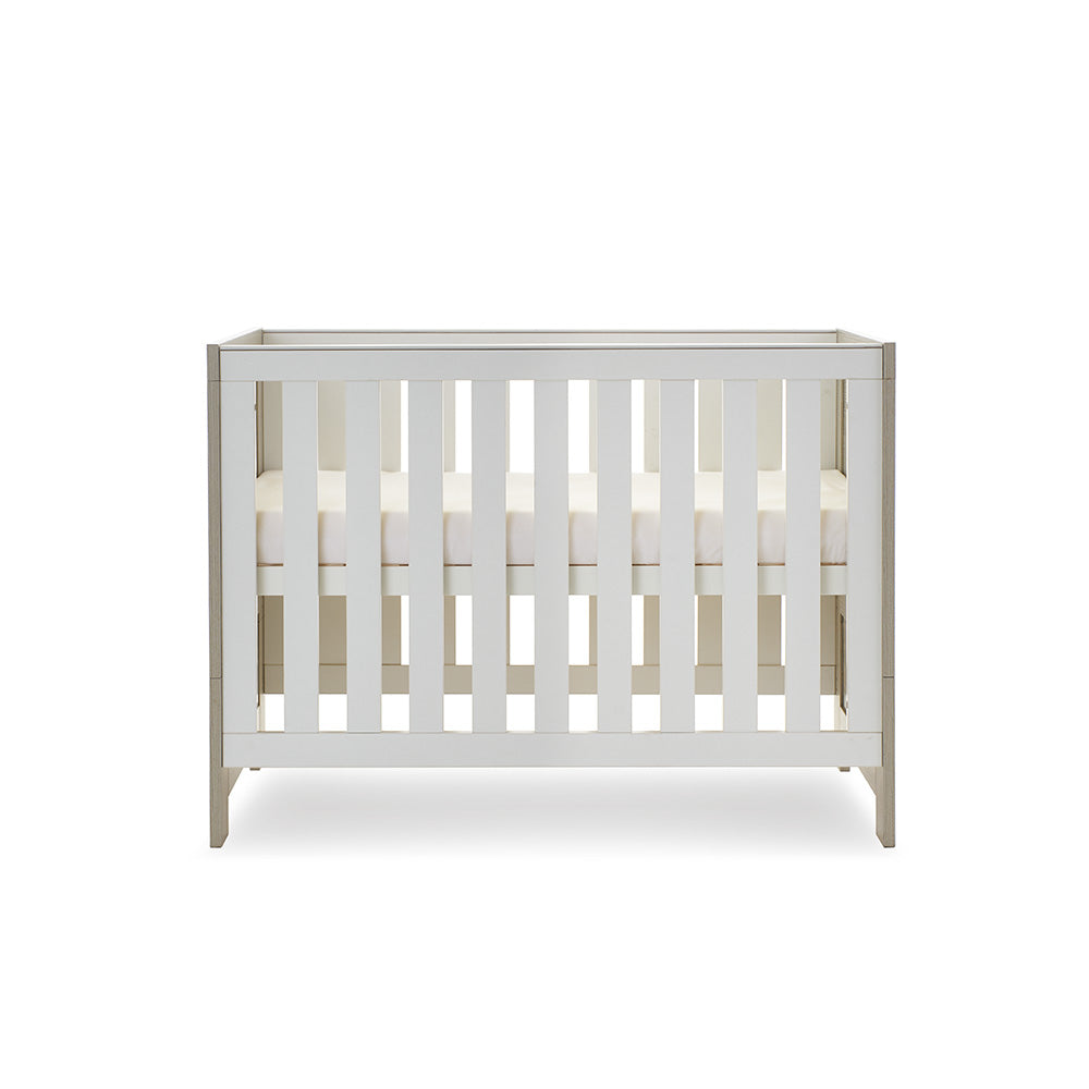 Obaby Nika Mini 2 Piece Room Set - Grey Wash & White