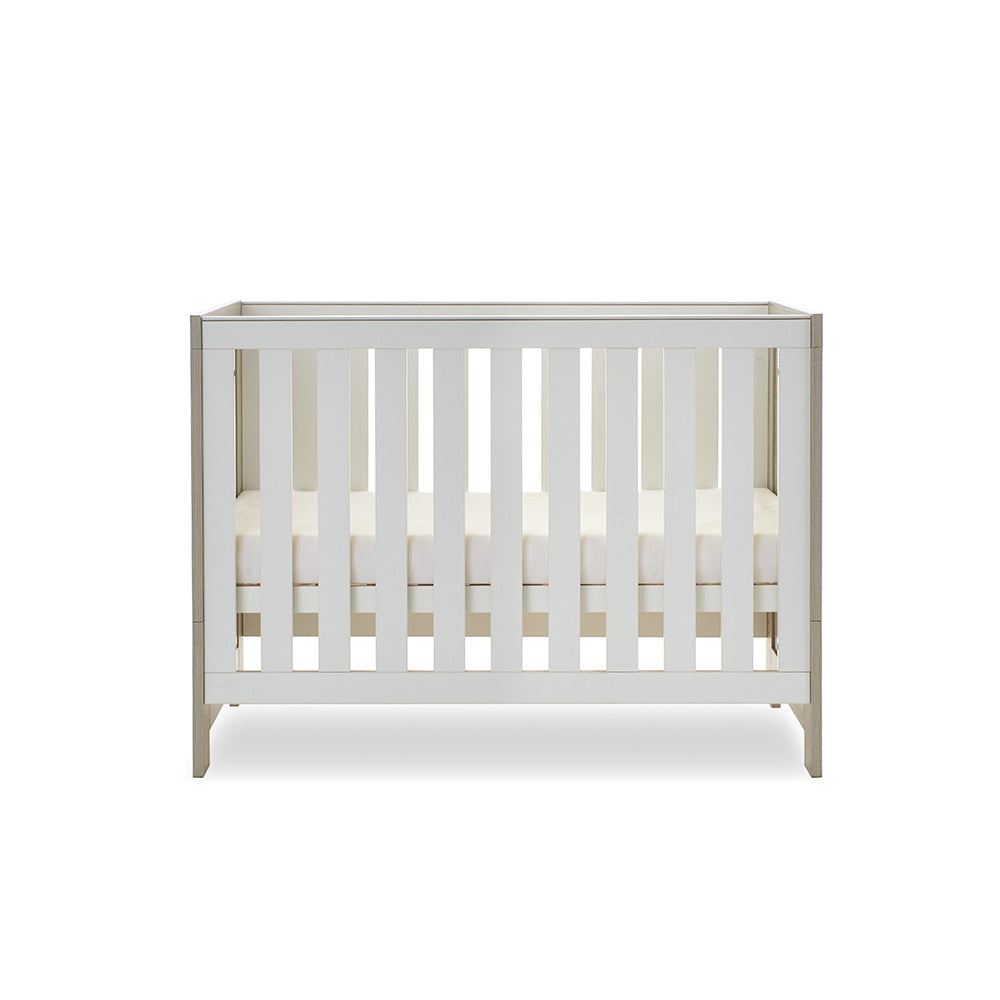 Obaby Nika Mini 2 Piece Room Set - Grey Wash & White