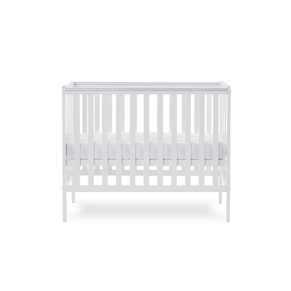 Obaby Bantam Space Saver Cot & Cot Top Changer - White