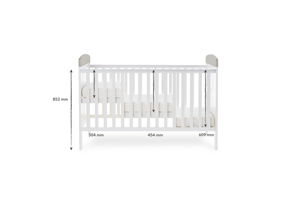 Obaby Grace Inspire Cot Bed - Guess How Much I Love You - To the Moon and Back