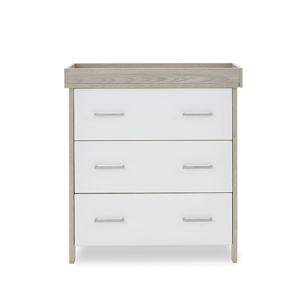 Obaby Nika Mini 2 Piece Room Set - Grey Wash & White