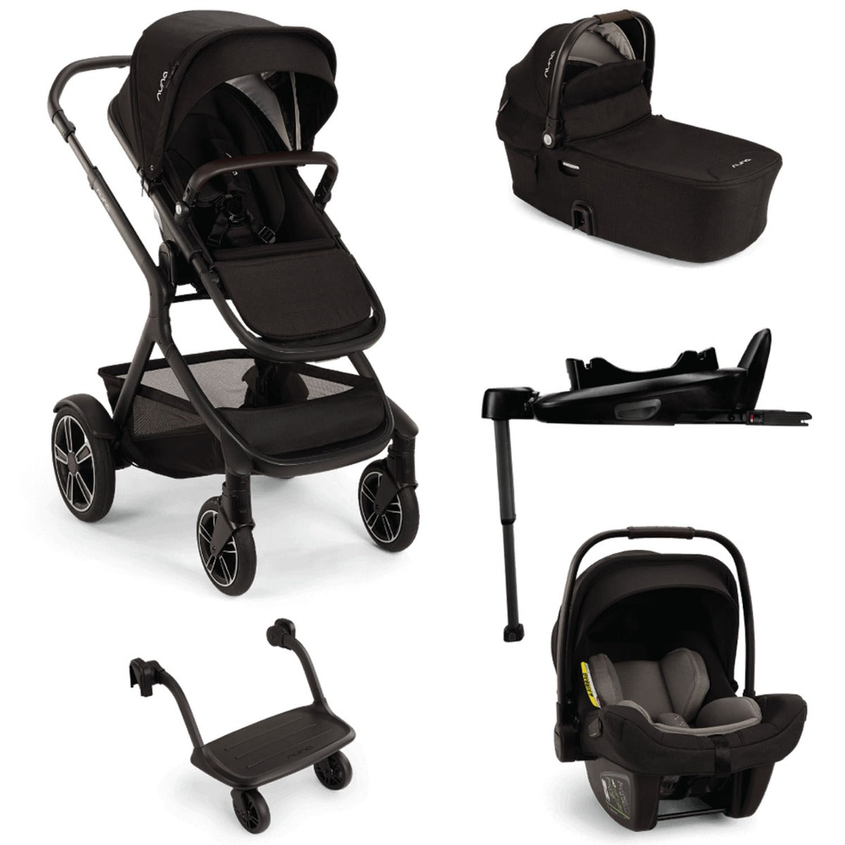 Nuna Demi Next + PIPA Next Generation Travel System Bundle - Caviar 1