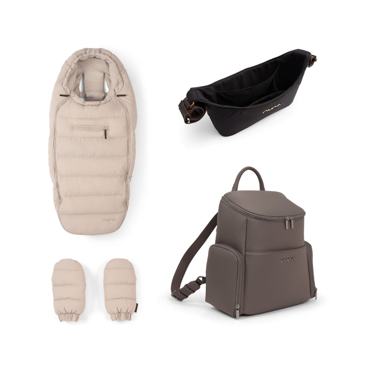 Nuna Winter Stroller Set - Biscotti 1