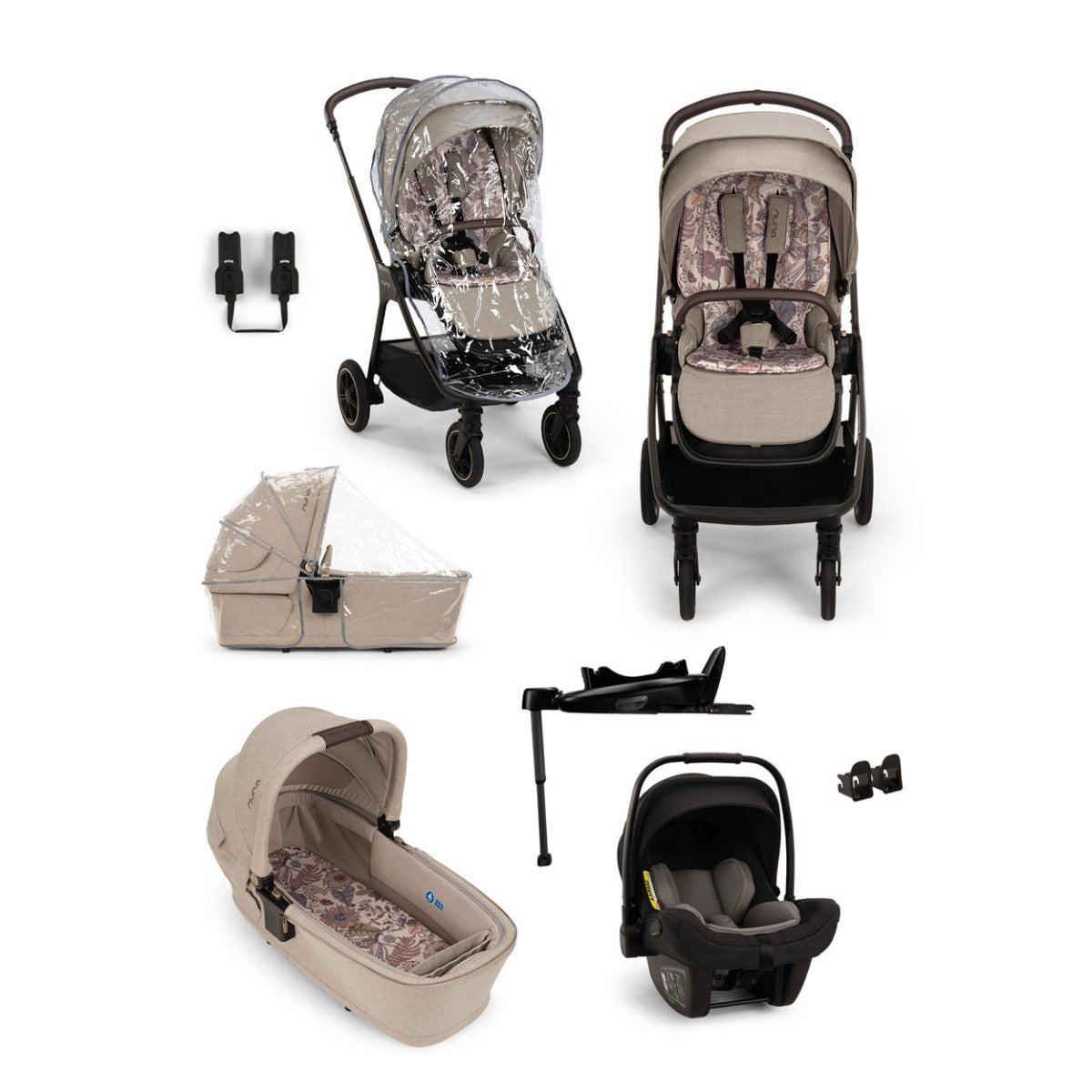 Nuna x Liberty TRIV Next + PIPA Next Generation Bundle - Fantasy Land 21