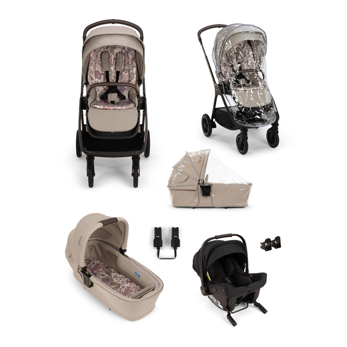 Nuna x Liberty TRIV Next + PIPA Urbn Bundle - Fantasy Land 12