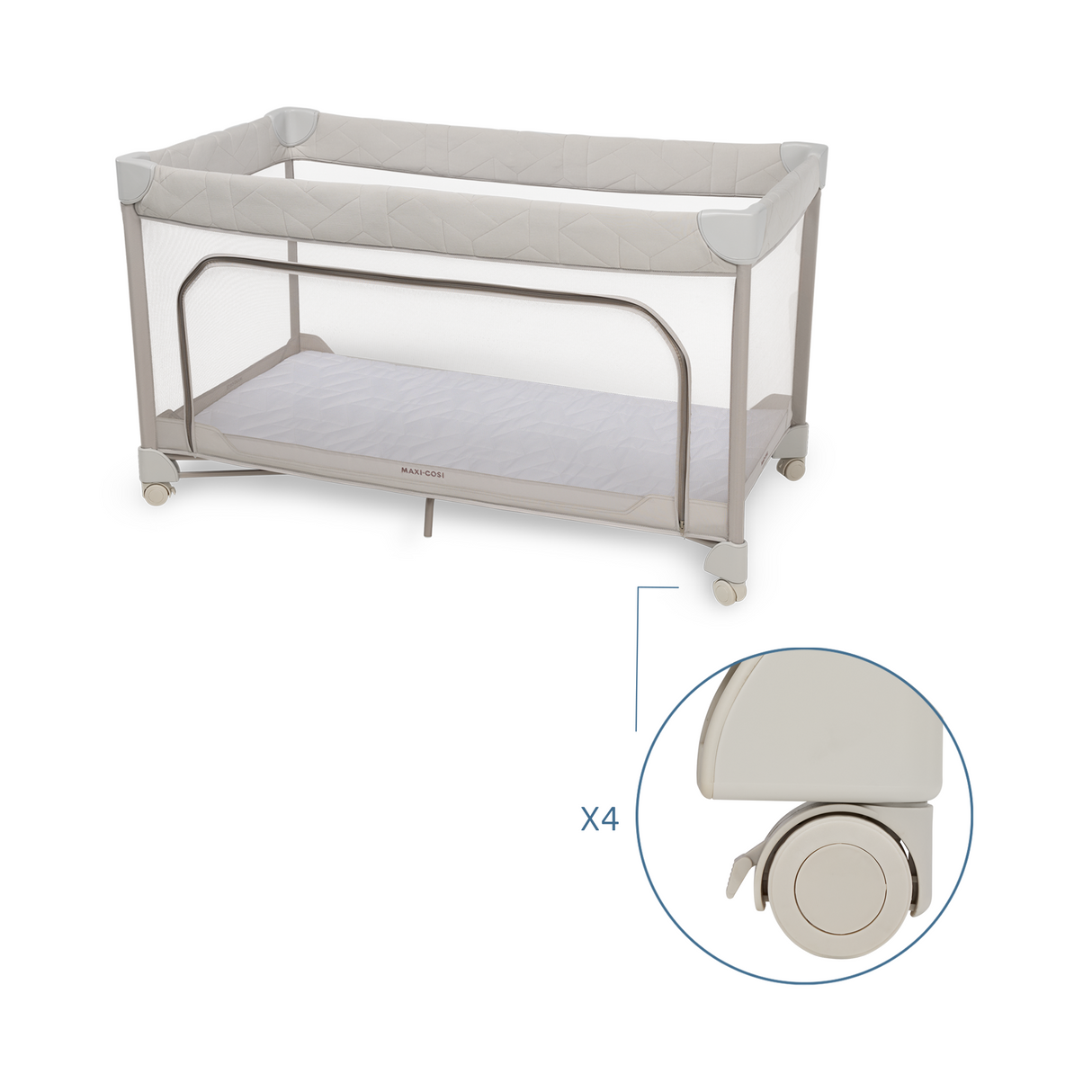 Maxi-Cosi Merlin Travel Cot - Elegance Beige