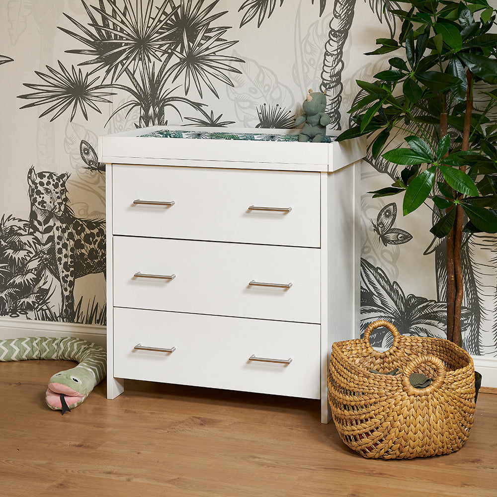 Obaby Nika 3 Piece Room Set - White Wash
