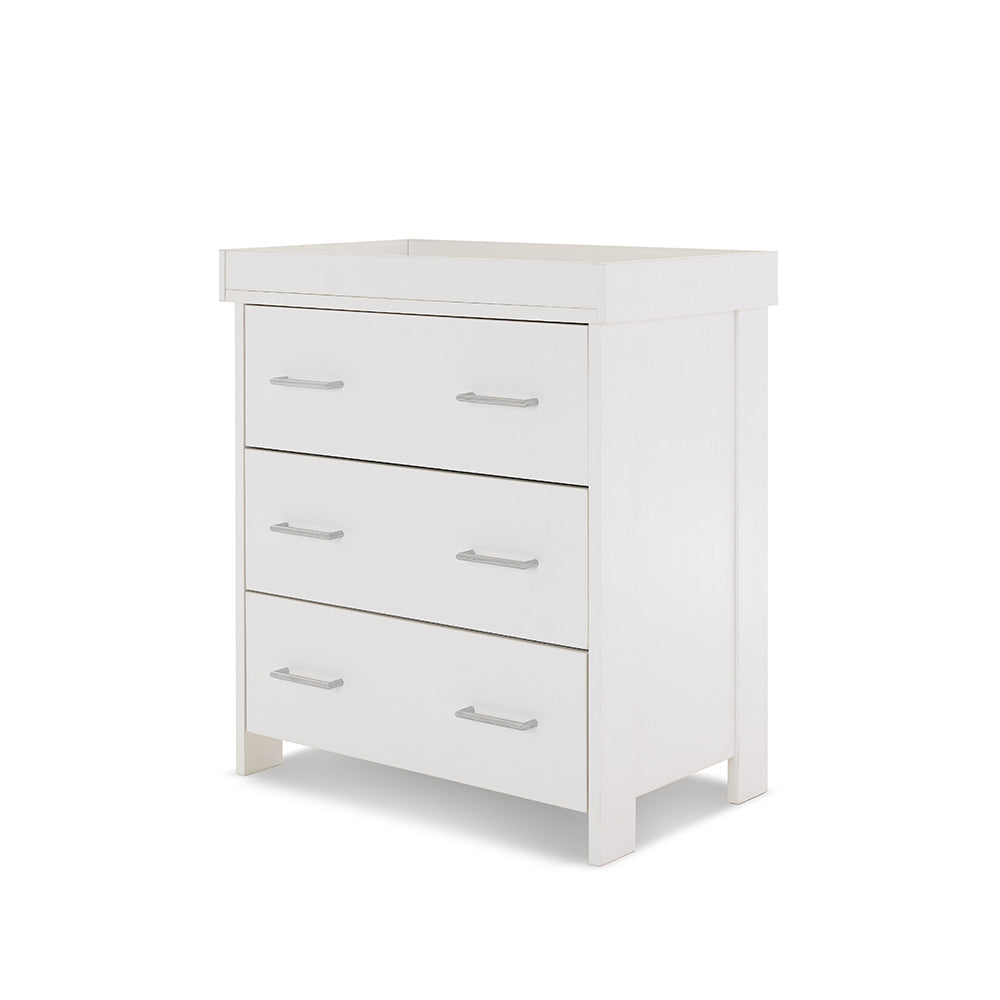 Obaby Nika 3 Piece Room Set - White Wash