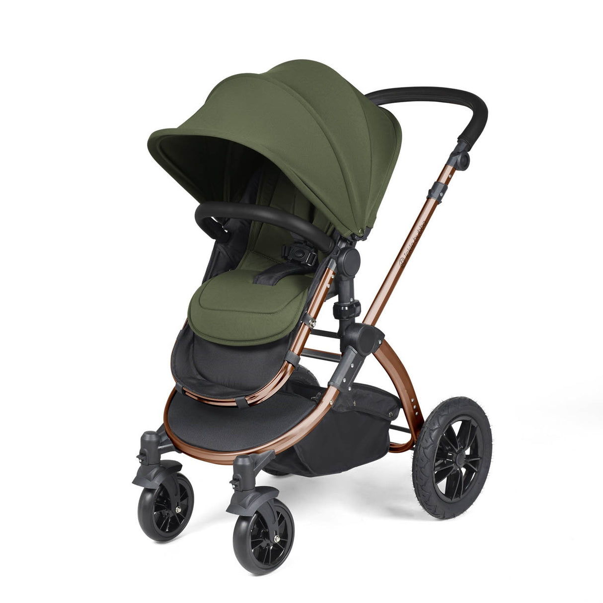 Ickle Bubba Stomp Luxe 14 Piece Nimbus 180° Spin Travel & Home Bundle - Bronze/Woodland/Black