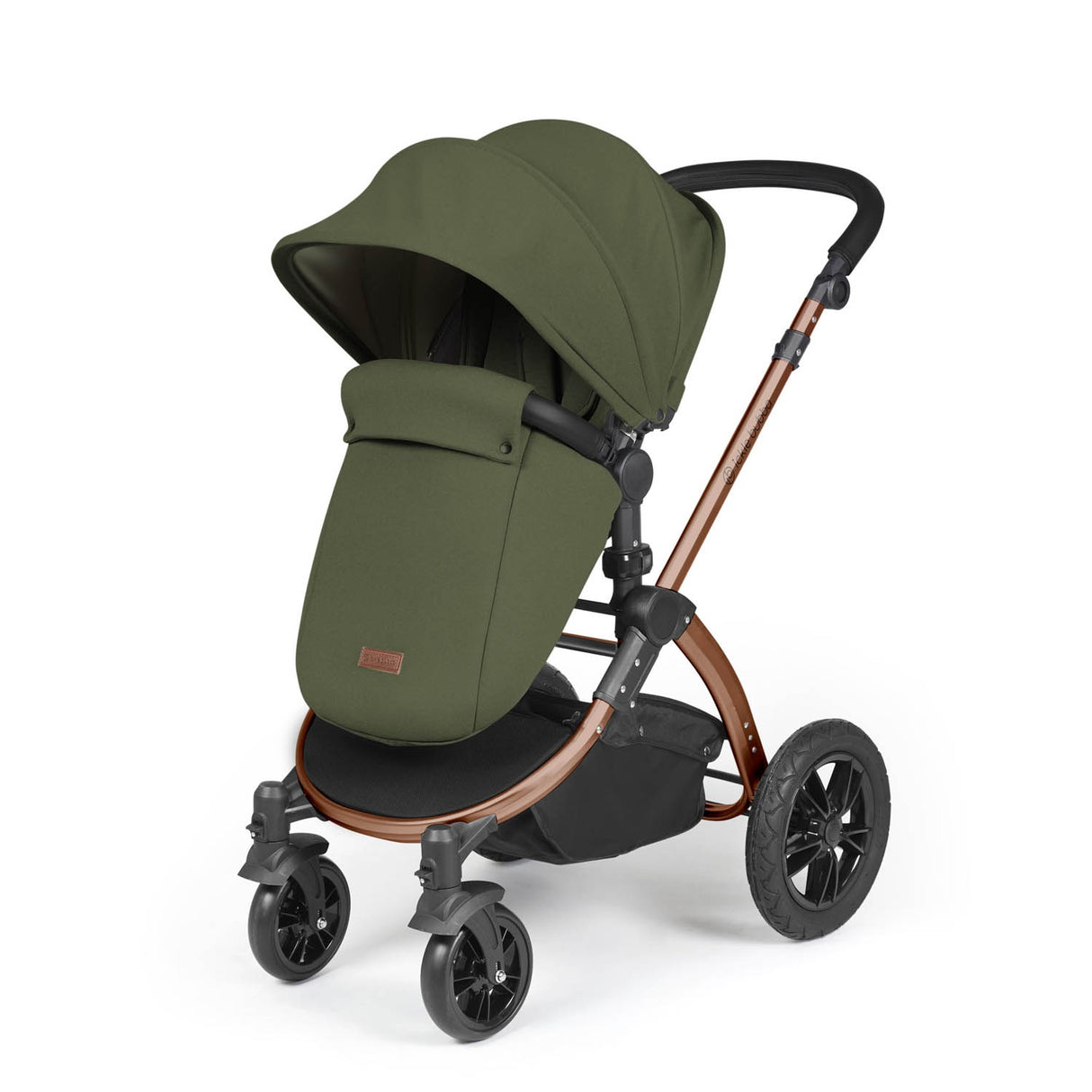 Ickle Bubba Stomp Luxe 14 Piece Nimbus 180° Spin Travel & Home Bundle - Bronze/Woodland/Black