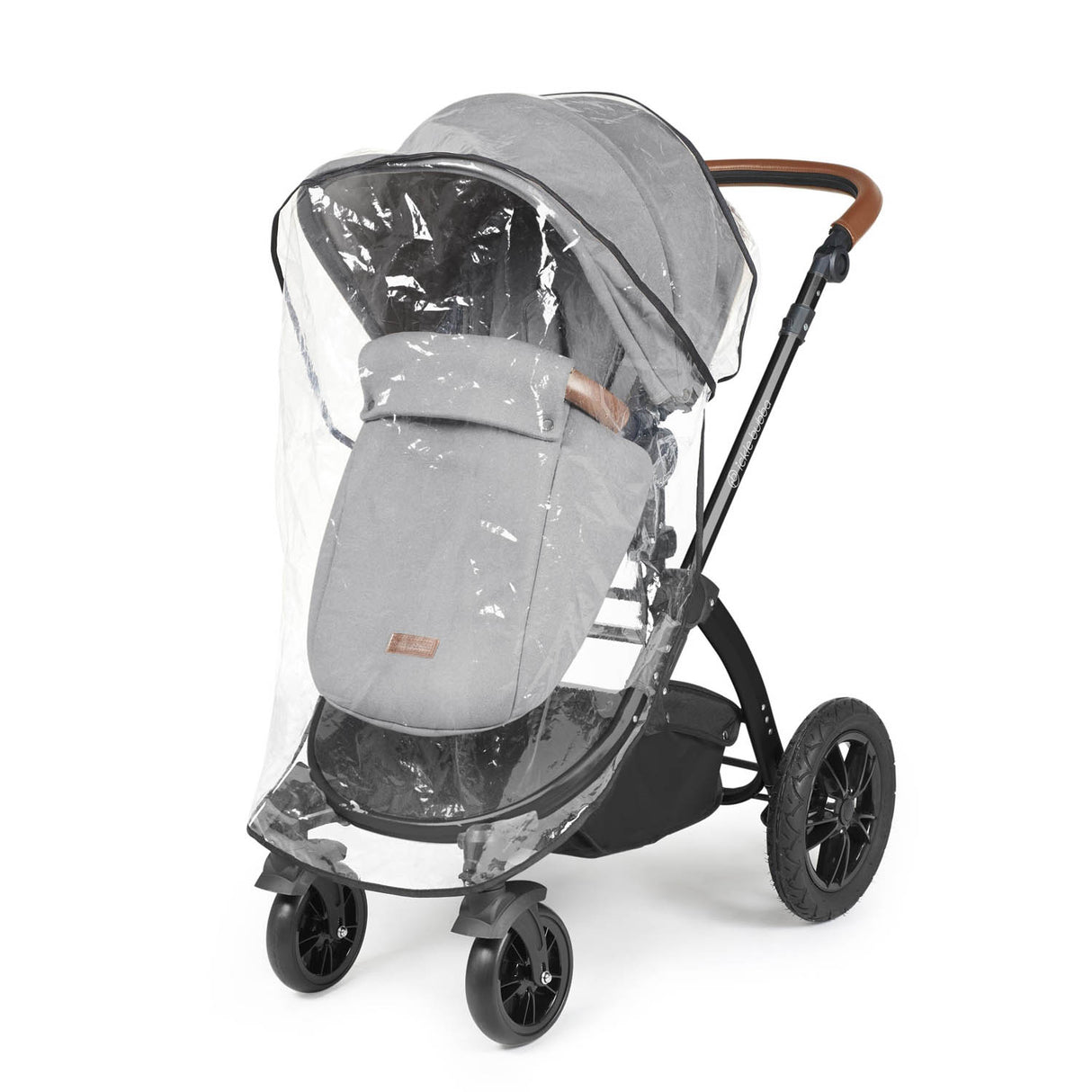 Ickle Bubba Stomp Luxe 14 Piece Nimbus 180° Spin Travel & Home Bundle - Black/Pearl Grey/Tan