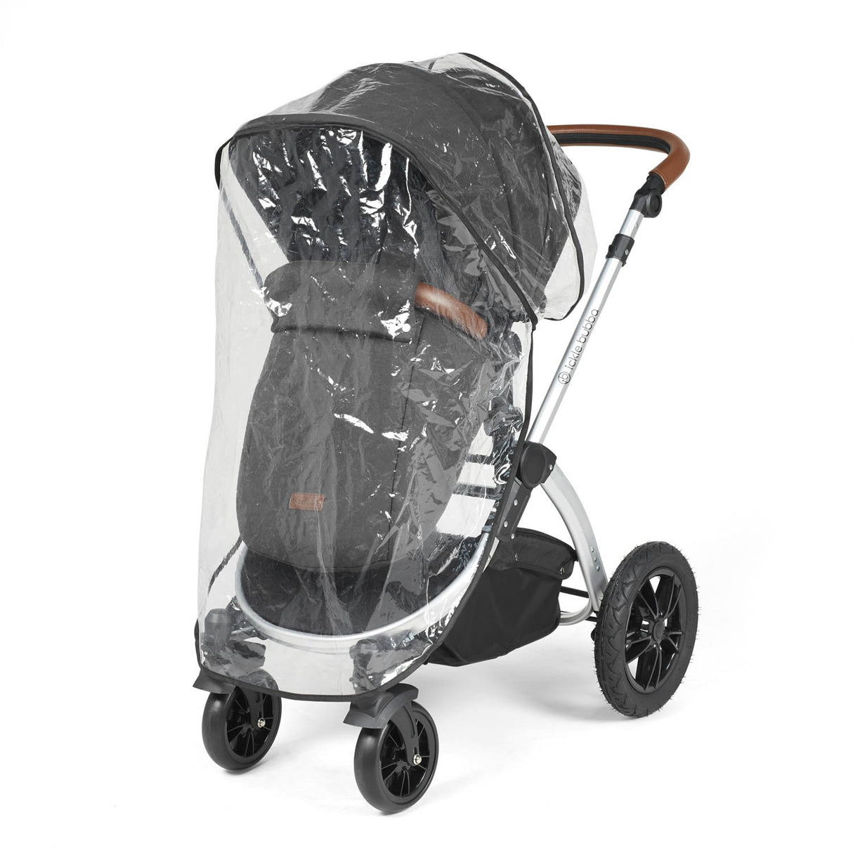 Ickle Bubba Stomp Luxe 14 Piece Nimbus 180° Spin Travel & Home Bundle - Silver/Charcoal Grey/Tan