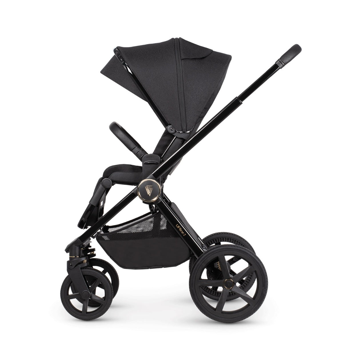 Venicci Upline 2 3-in-1 Tiago Travel System Bundle - All Black 16