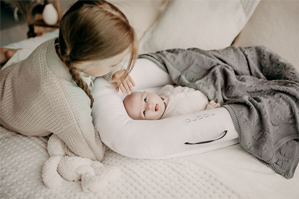 Noordi 2in1 Baby Nest & Maternity Pillow – Pregnancy to Baby Sleep Support