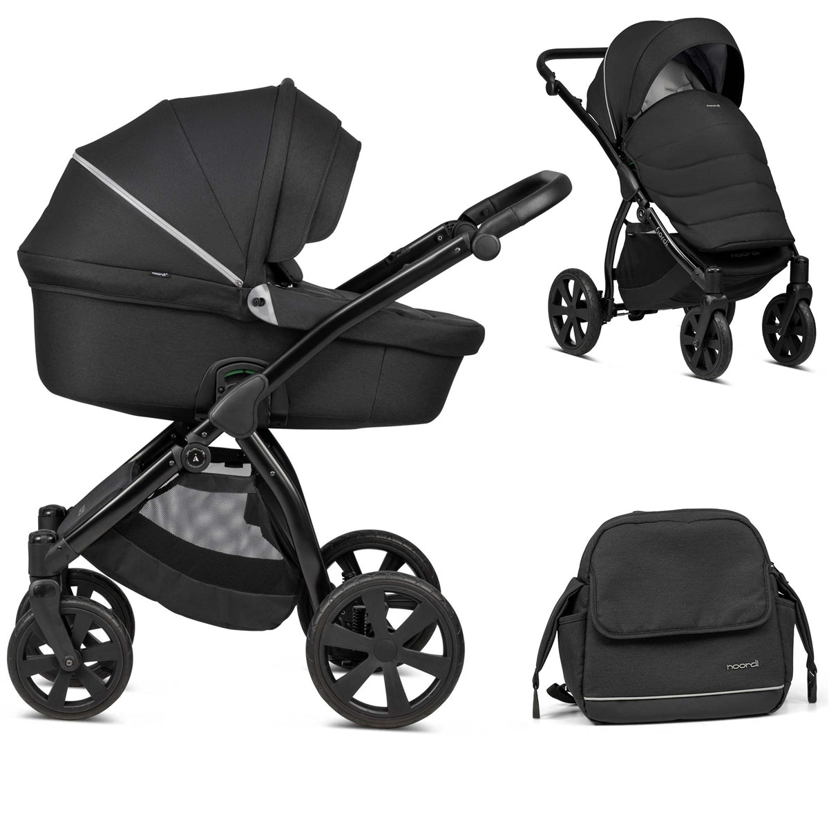 Noordi Fjordi V1 – 2in1 Pushchair with ThermoCot™ Carrycot