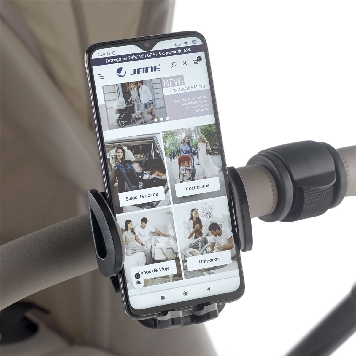 Jane Universal Pram Phone Holder