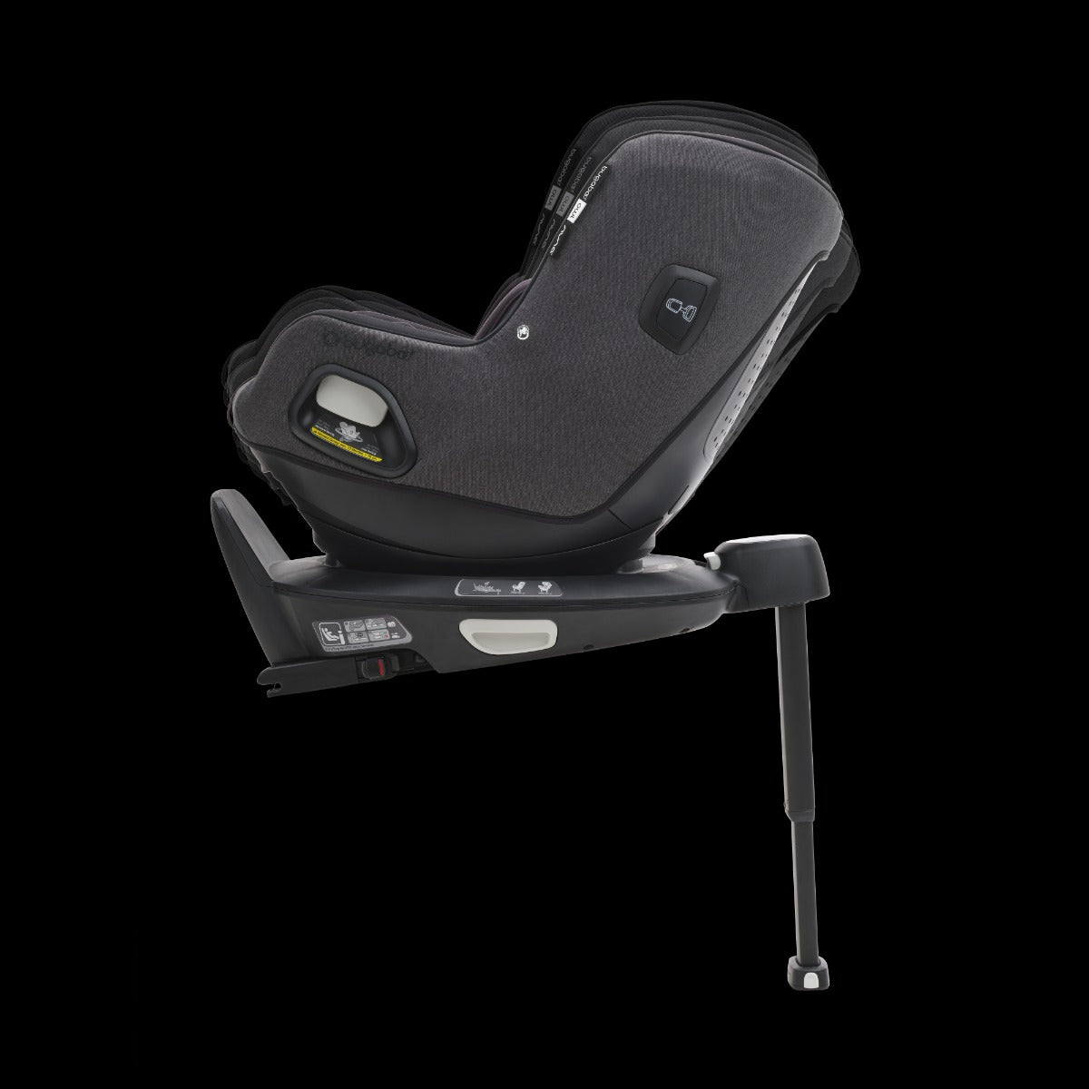 Bugaboo Owl by Nuna Car Seat + 360 Rotating Base - Mineral Washed Black 3