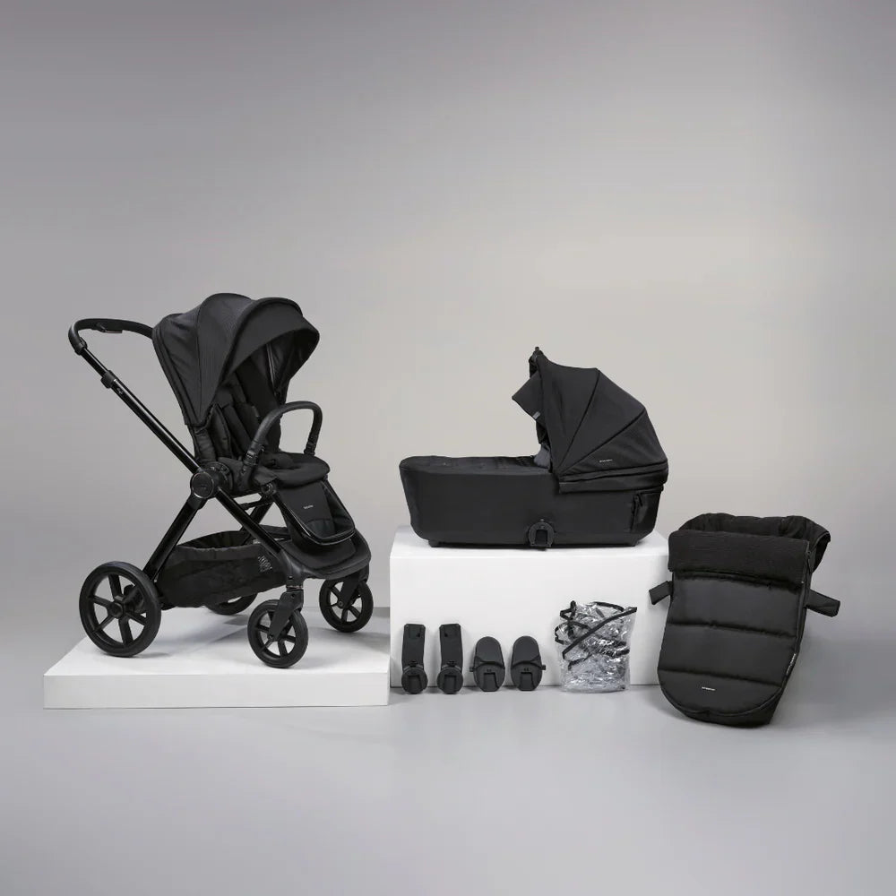 Bababing Raffi MK11 Travel System Bundle - Gloss Black 1