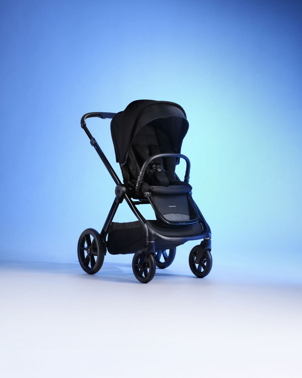 Bababing 12pc Raffi MK11 Travel System Bundle with Spin Car Seat & Base - Gloss Black 5