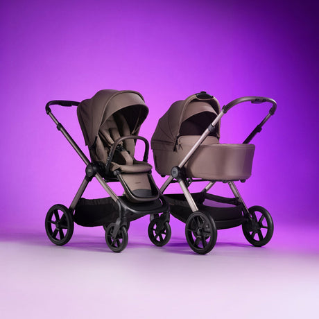 Bababing 16pc Raffi MK11 Home & Travel System Bundle with Spin Car Seat & Base - Minky 12