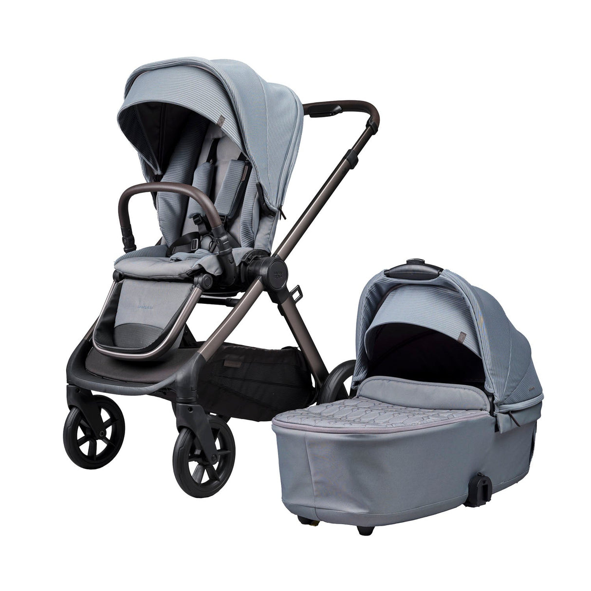 Bababing 12pc Raffi MK11 Travel System Bundle with Spin Car Seat & Base - Duck Egg 5