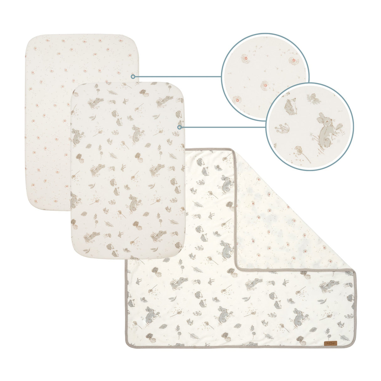 Tutti Bambini CoZee Sustainable Mattress & Bedding Bundle - Cocoon