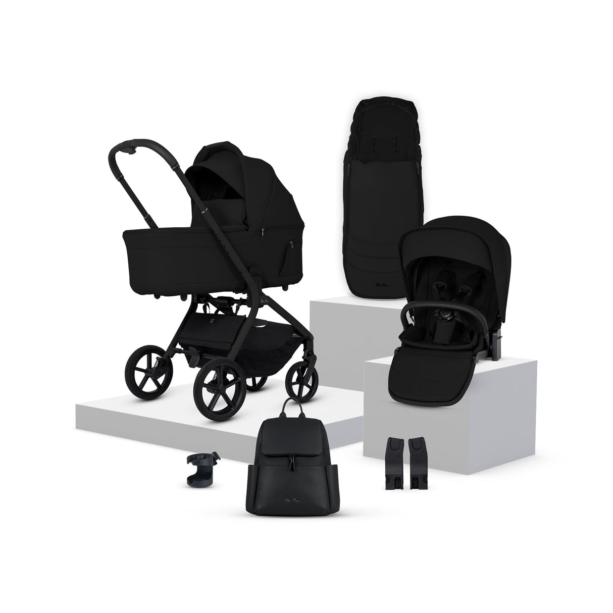 Silver Cross Breez Ultimate Accessory Bundle - Onyx