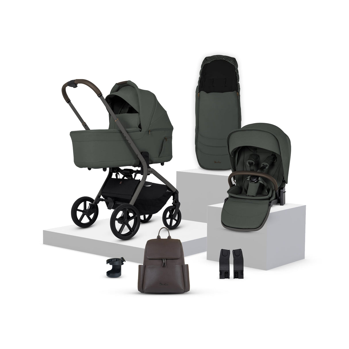Silver Cross Breez Ultimate Accessory Bundle - Pewter
