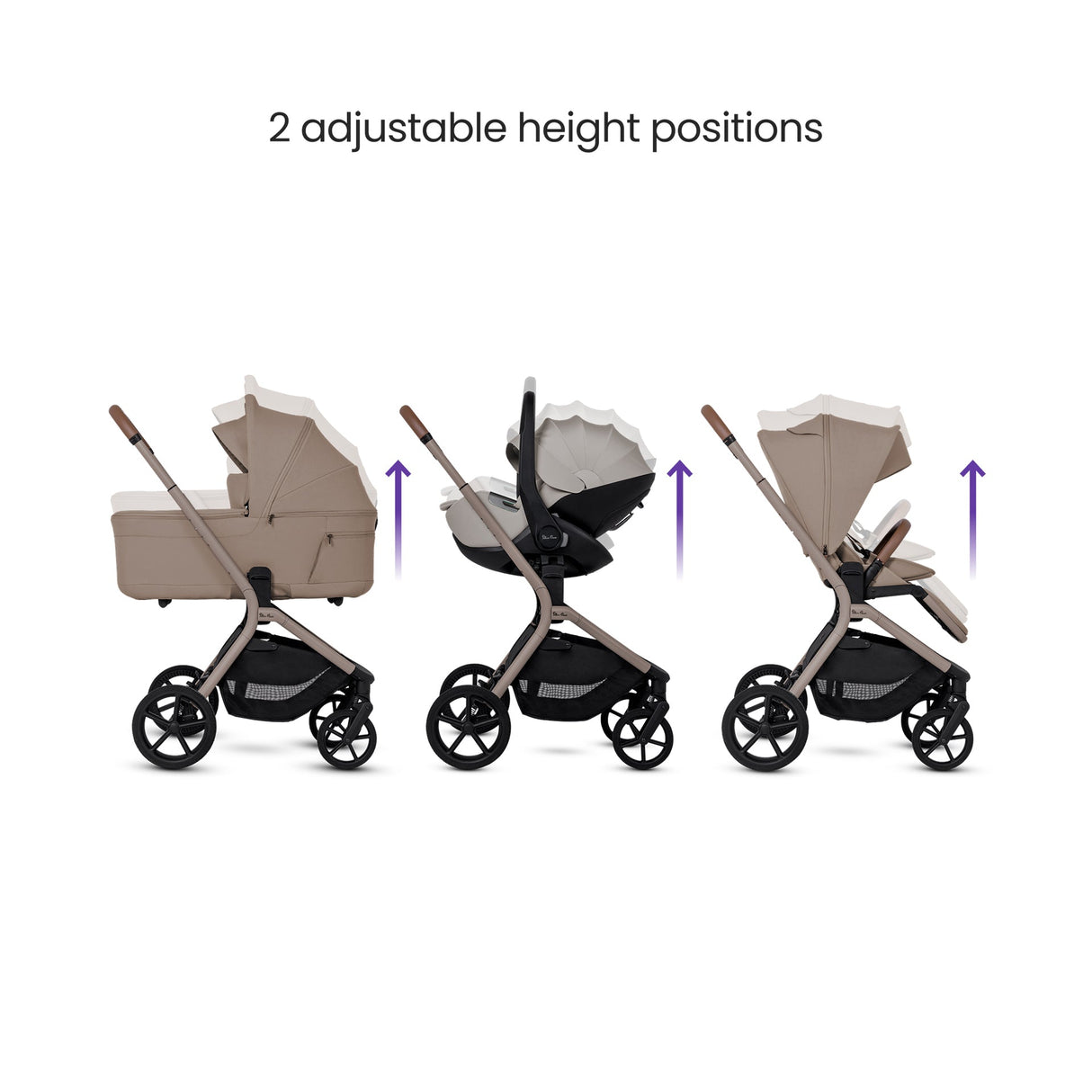Silver Cross Breez Ultimate 360 Family Car Seat & Accessory Bundle - Champagne