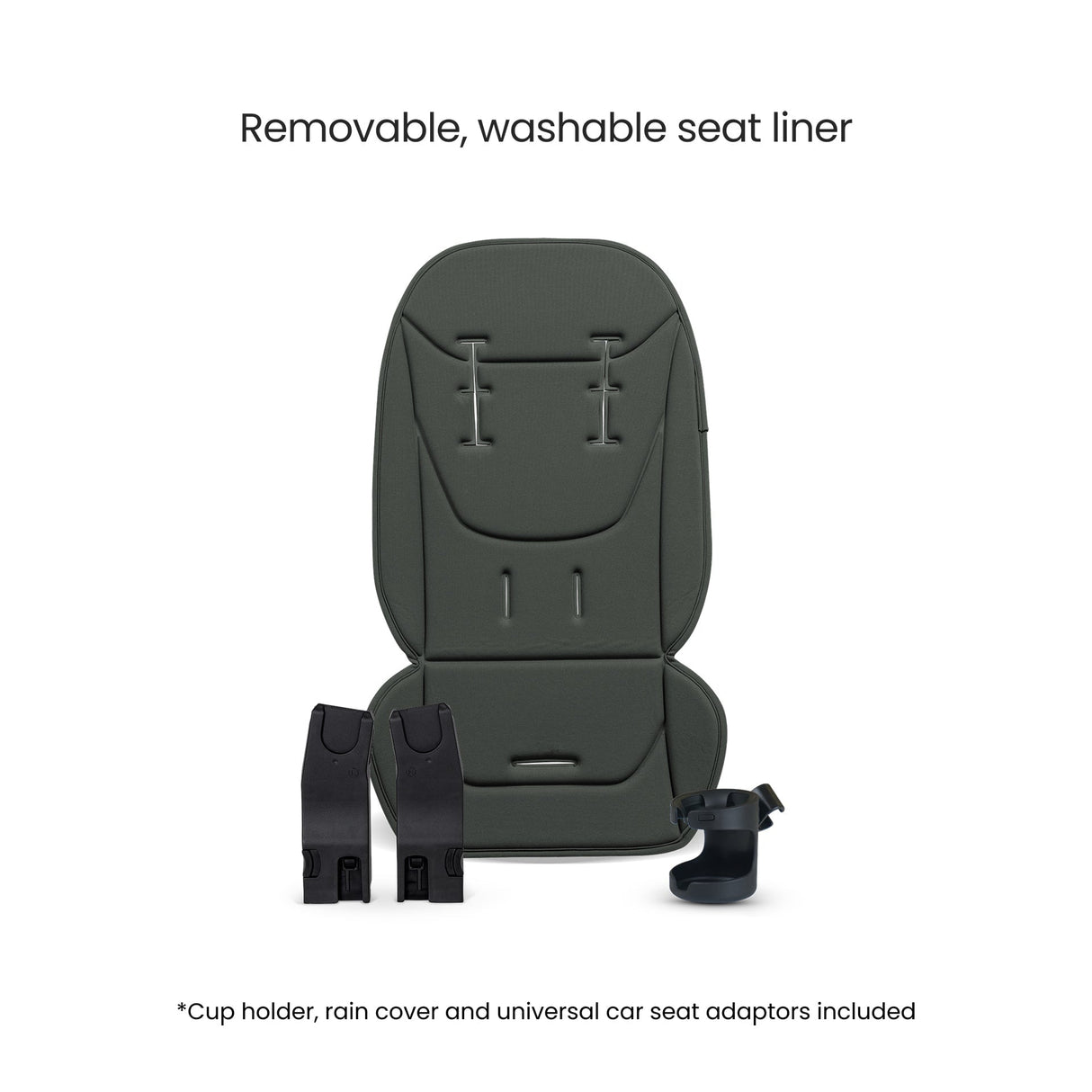 Silver Cross Breez Ultimate 360 Family Car Seat & Accessory Bundle - Pewter