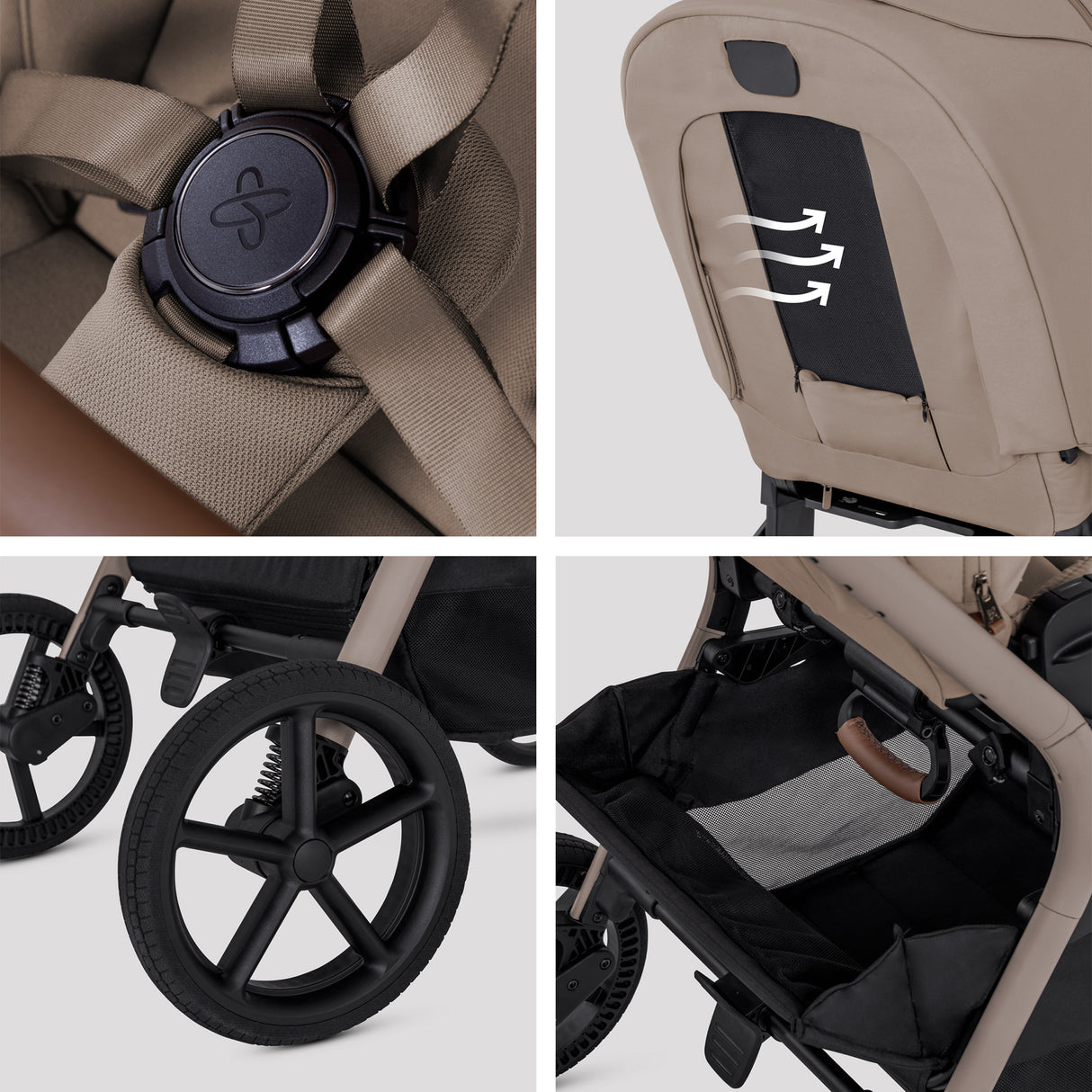 Silver Cross Breez Stroller - Champagne