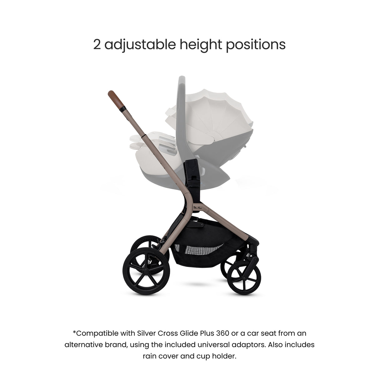 Silver Cross Breez Stroller - Champagne