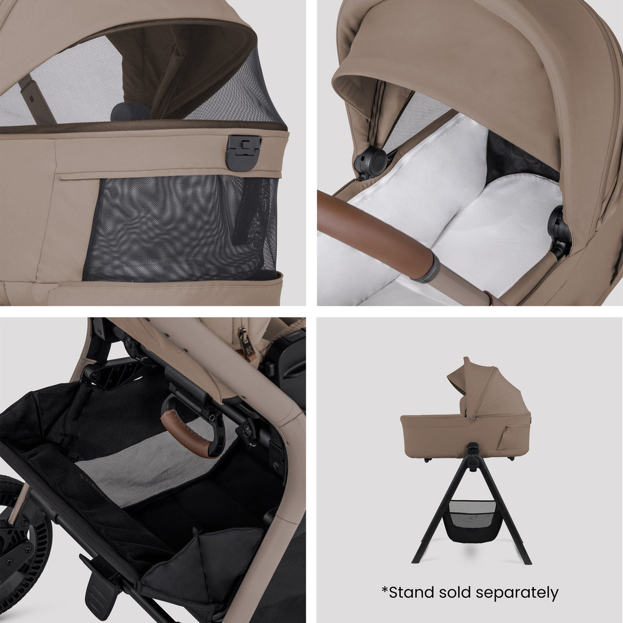 Silver Cross Breez Ultimate Cybex Cloud T & 360 Base Bundle - Champagne