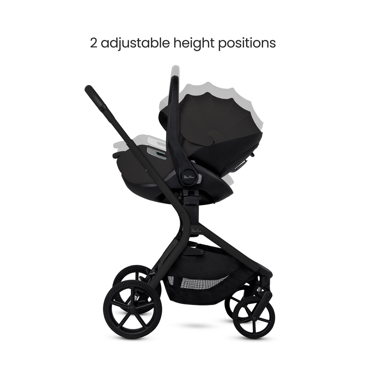 Silver Cross Breez Ultimate Cybex Cloud T & 360 Base Bundle - Onyx