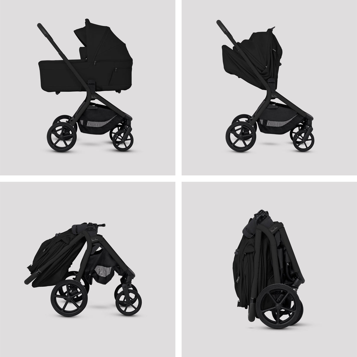 Silver Cross Breez Ultimate Cybex Cloud T & 360 Base Bundle - Onyx