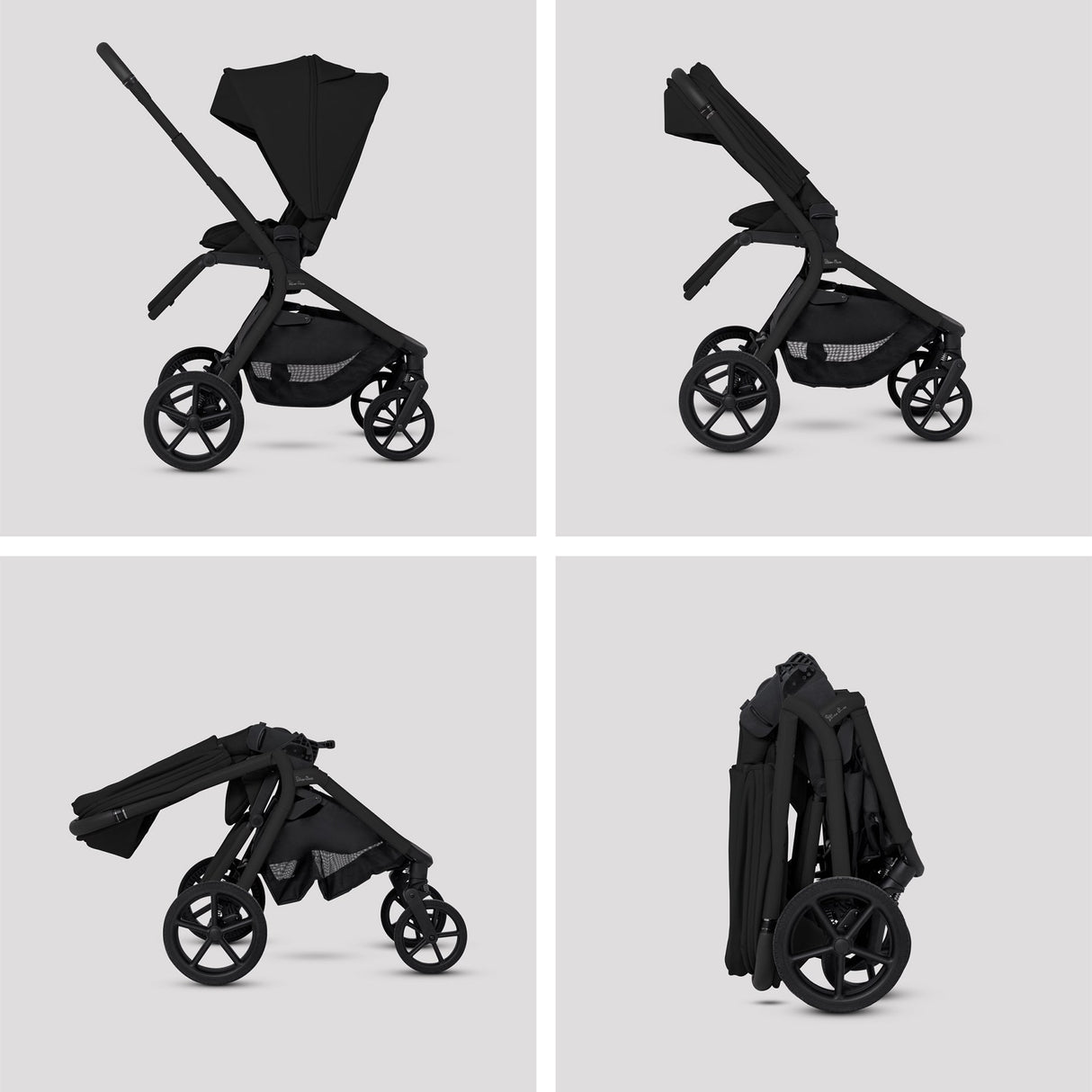 Silver Cross Breez Ultimate Cybex Cloud T & 360 Base Bundle - Onyx